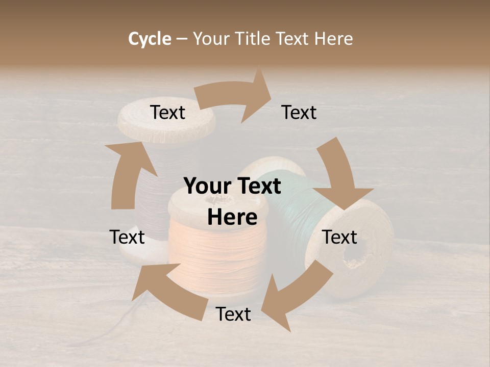 Needle Supplies Sewing PowerPoint Template