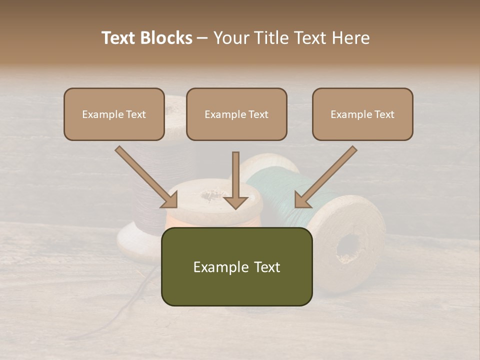 Needle Supplies Sewing PowerPoint Template