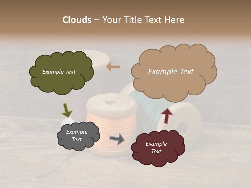 Needle Supplies Sewing PowerPoint Template