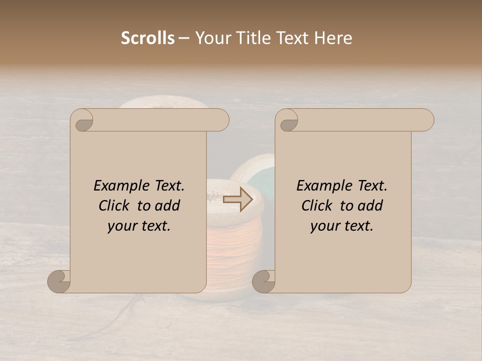 Needle Supplies Sewing PowerPoint Template