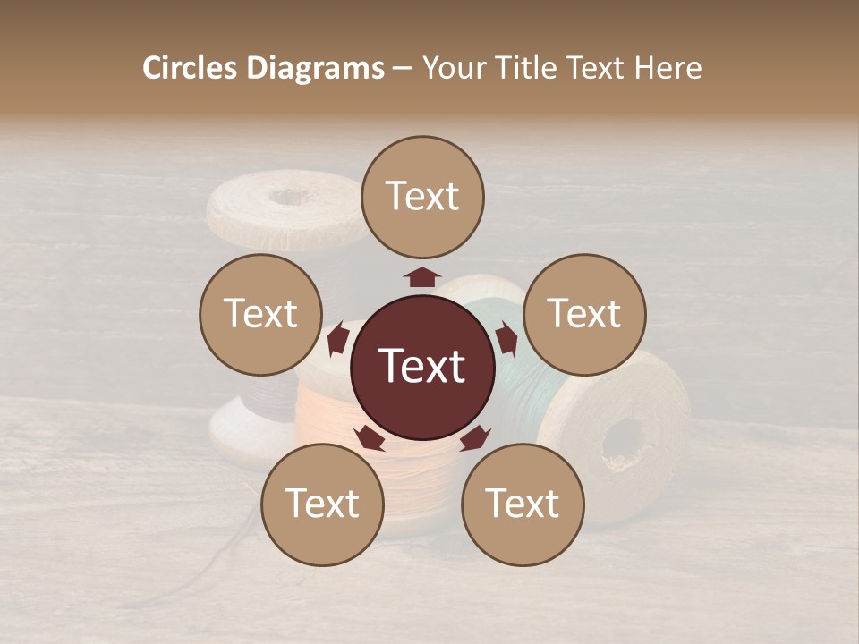 Needle Supplies Sewing PowerPoint Template