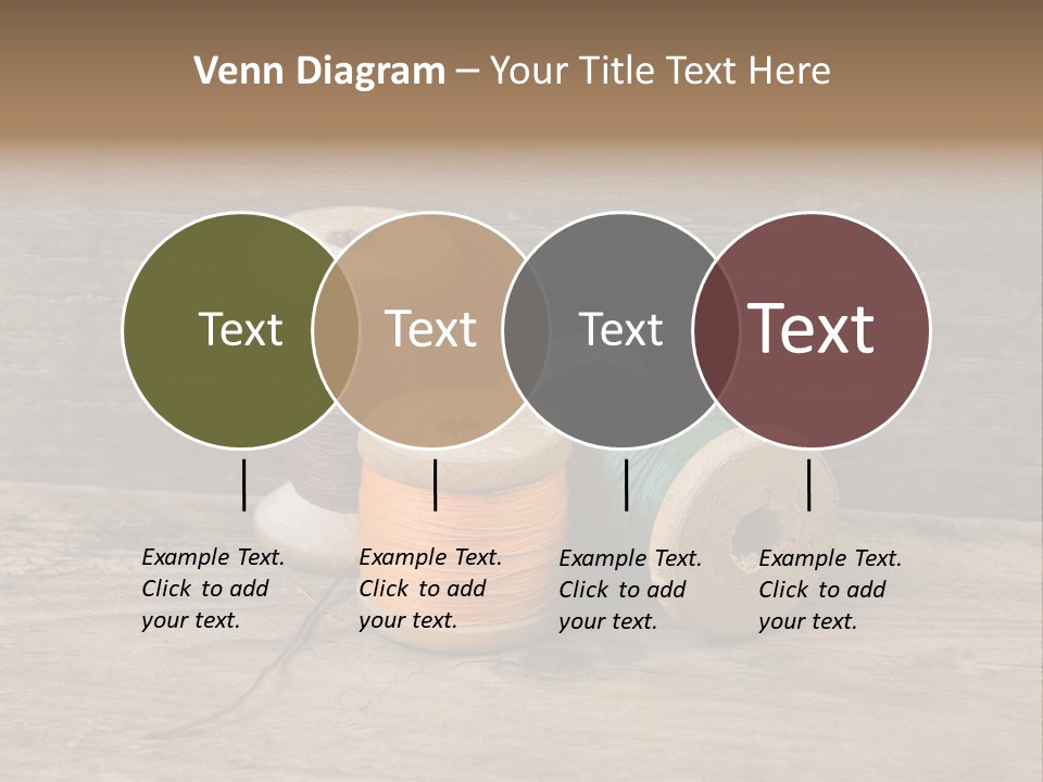 Needle Supplies Sewing PowerPoint Template
