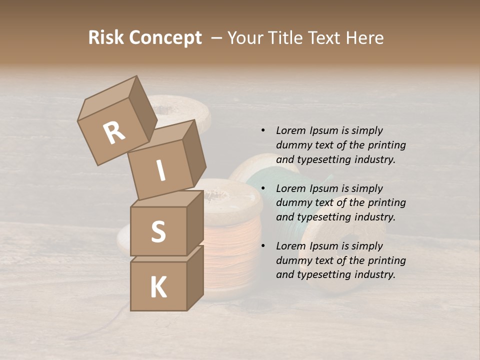 Needle Supplies Sewing PowerPoint Template