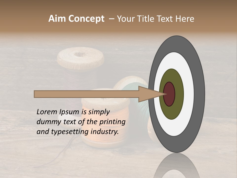 Needle Supplies Sewing PowerPoint Template