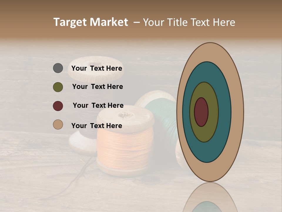 Needle Supplies Sewing PowerPoint Template