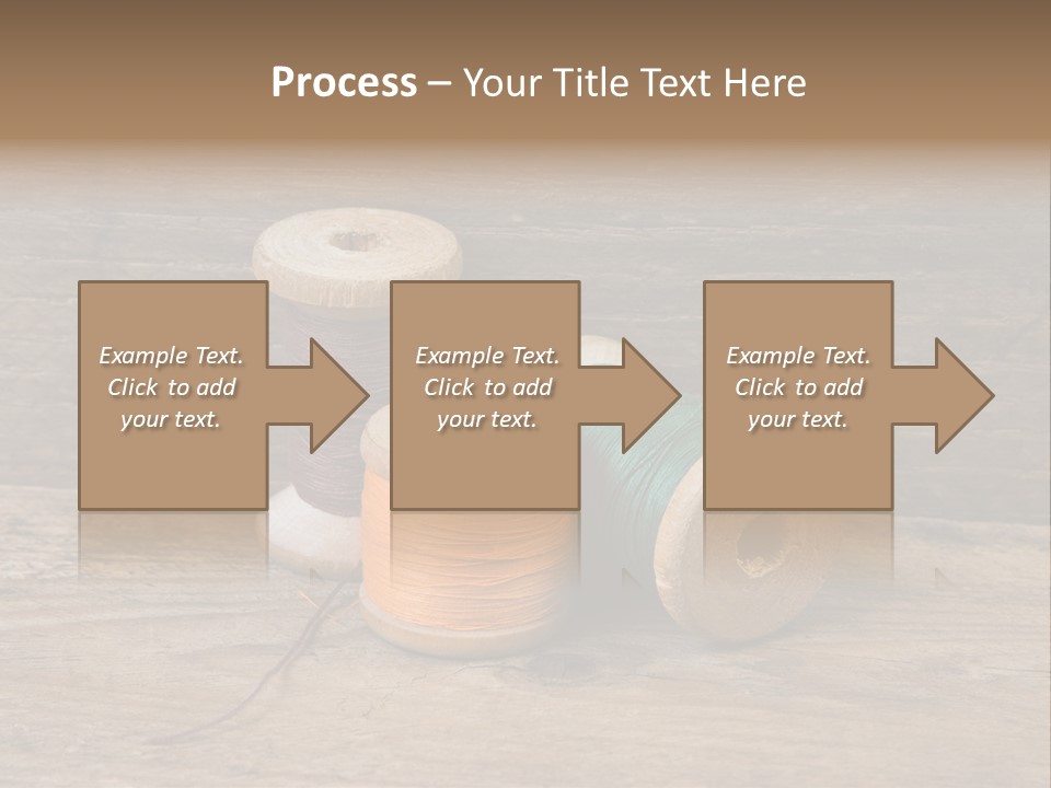 Needle Supplies Sewing PowerPoint Template