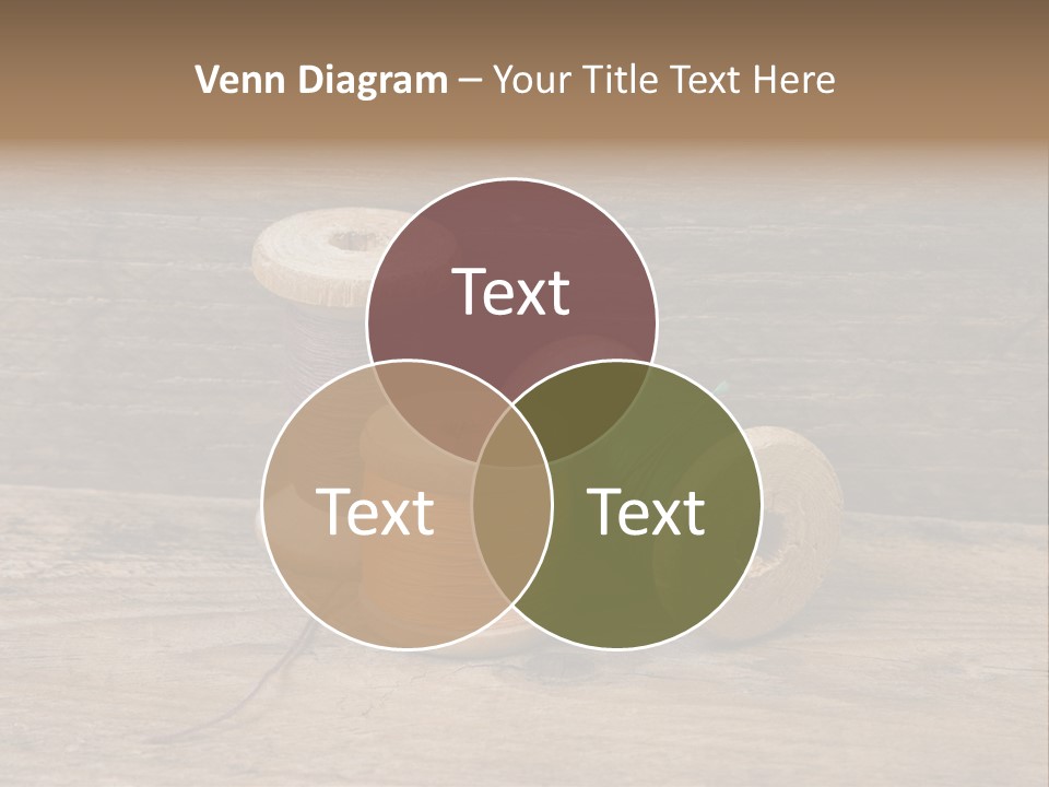 Needle Supplies Sewing PowerPoint Template