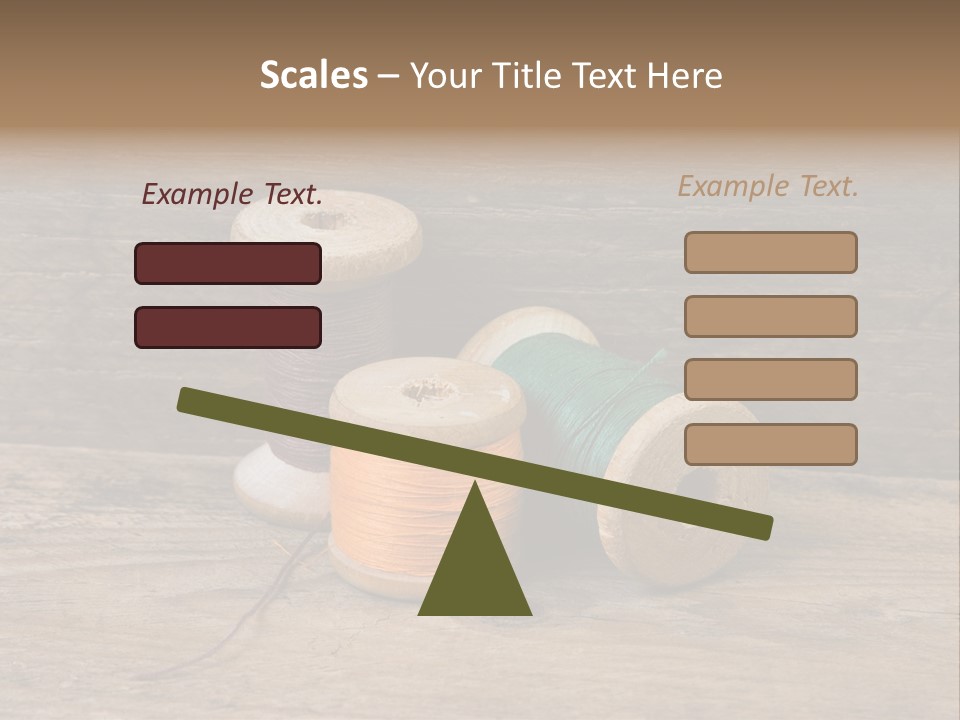 Needle Supplies Sewing PowerPoint Template