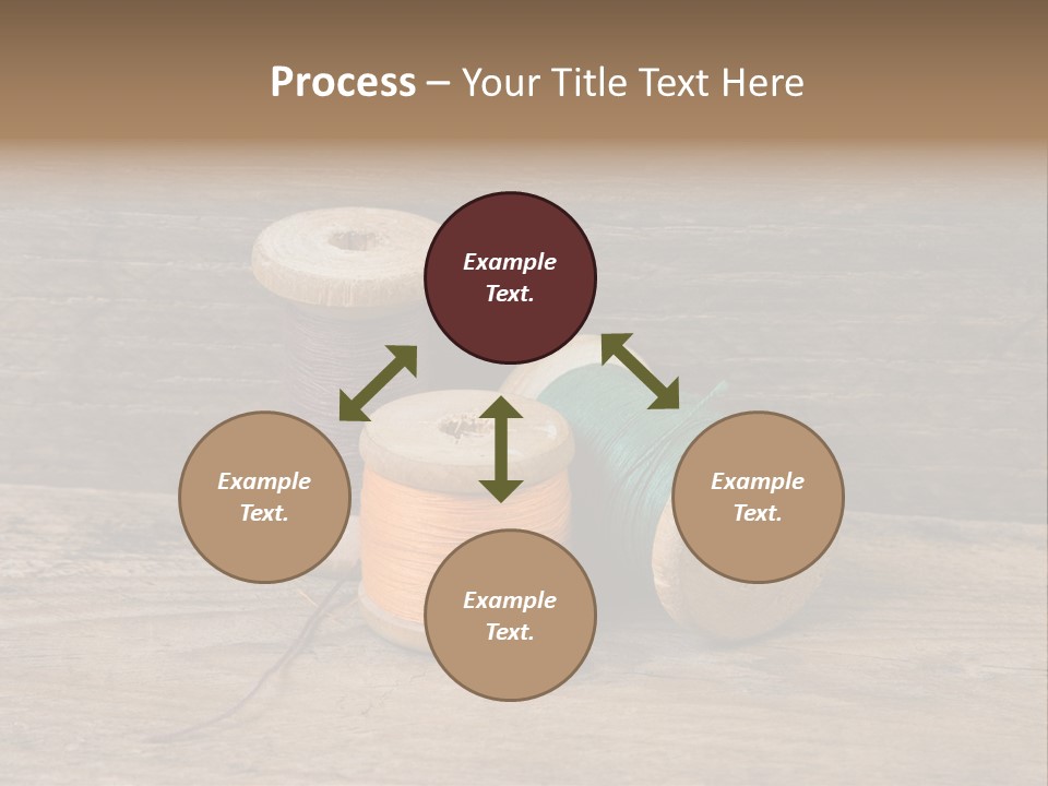 Needle Supplies Sewing PowerPoint Template