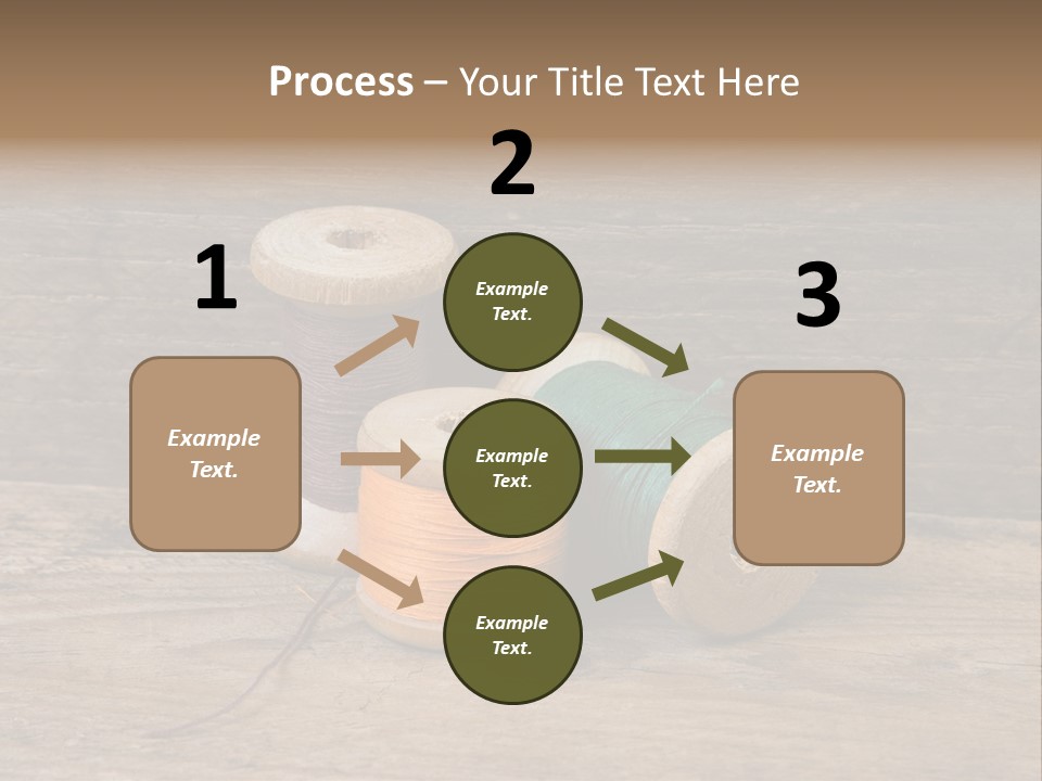 Needle Supplies Sewing PowerPoint Template