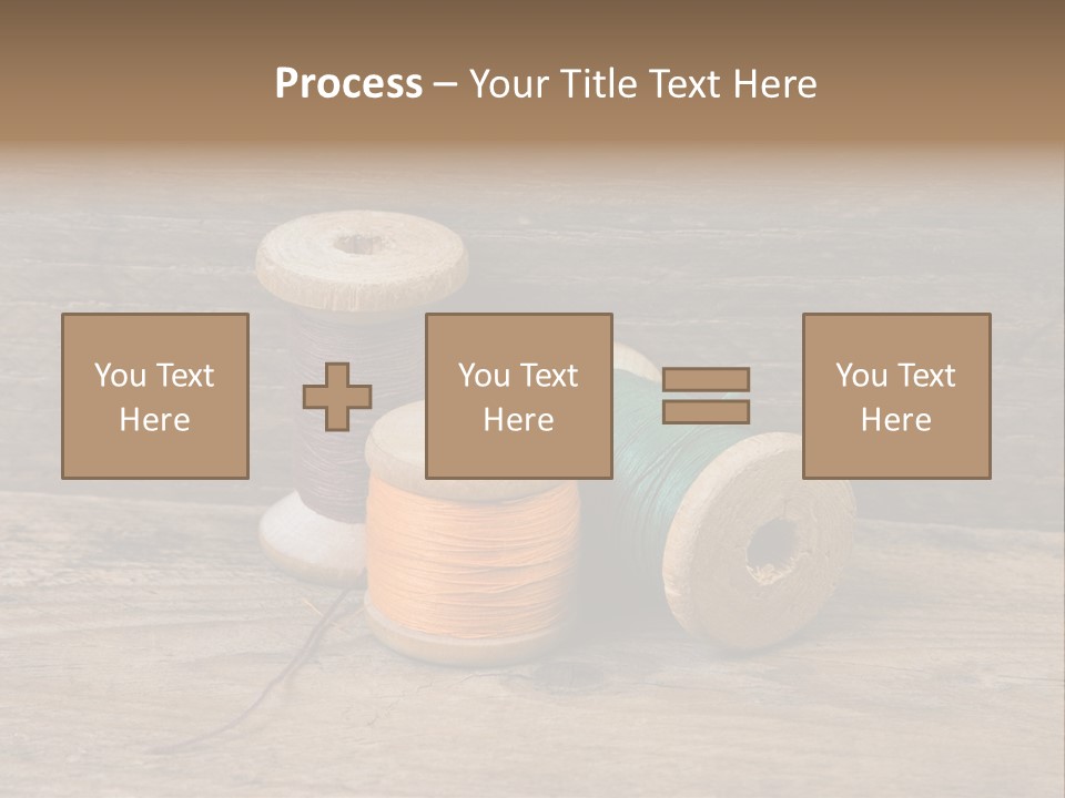 Needle Supplies Sewing PowerPoint Template