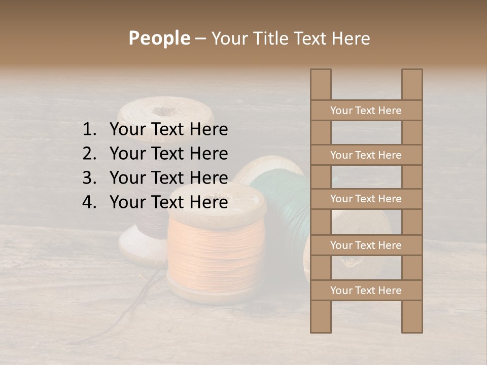 Needle Supplies Sewing PowerPoint Template