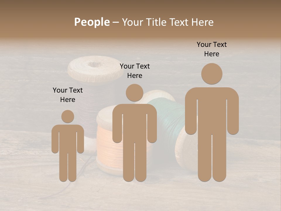 Needle Supplies Sewing PowerPoint Template