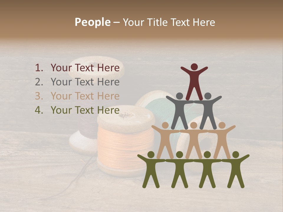 Needle Supplies Sewing PowerPoint Template