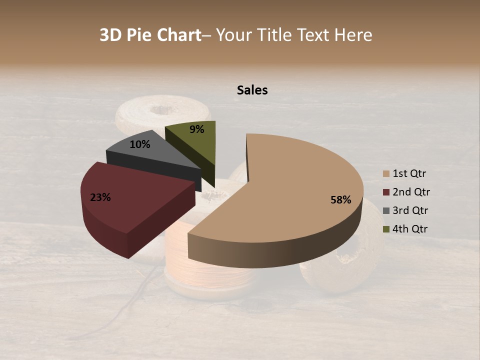 Needle Supplies Sewing PowerPoint Template