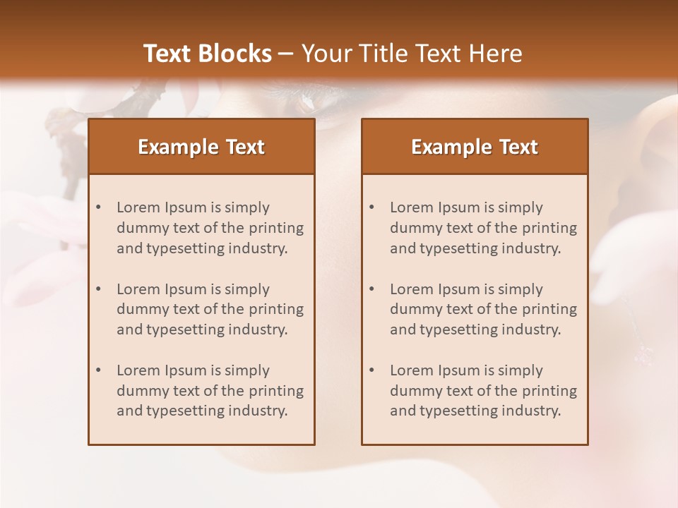 Nice Skincare Beauty PowerPoint Template