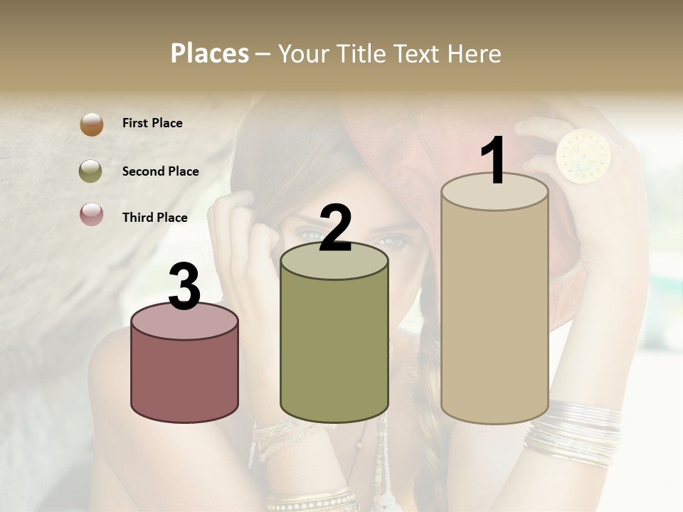 Model Human Smile PowerPoint Template