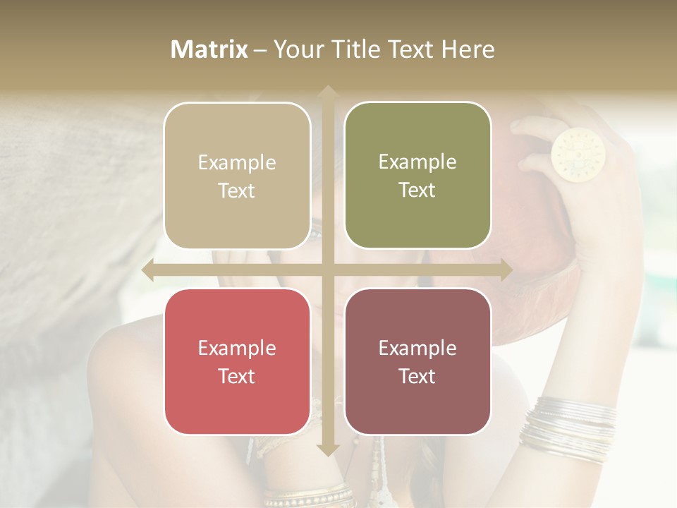 Model Human Smile PowerPoint Template