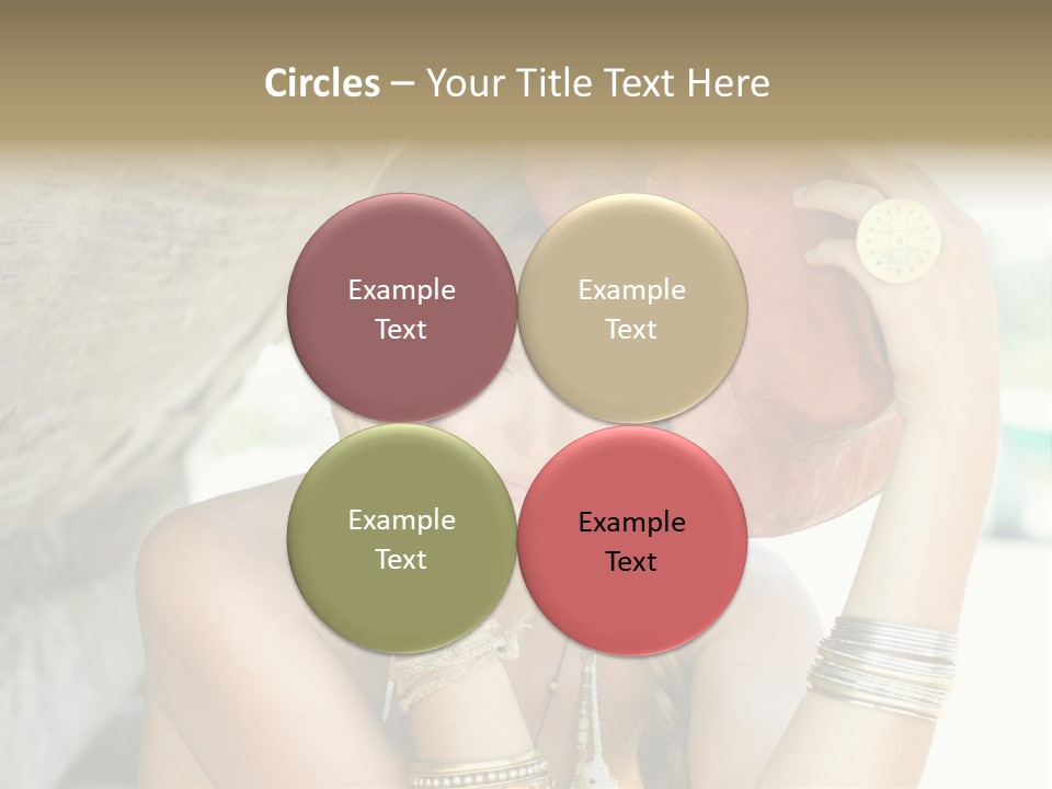 Model Human Smile PowerPoint Template