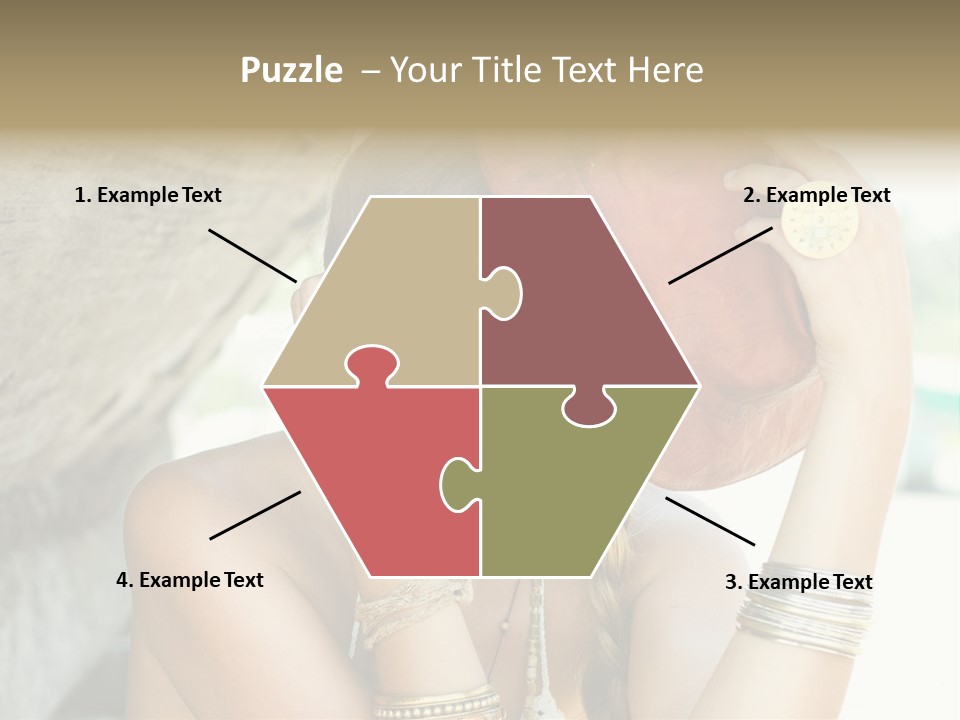 Model Human Smile PowerPoint Template