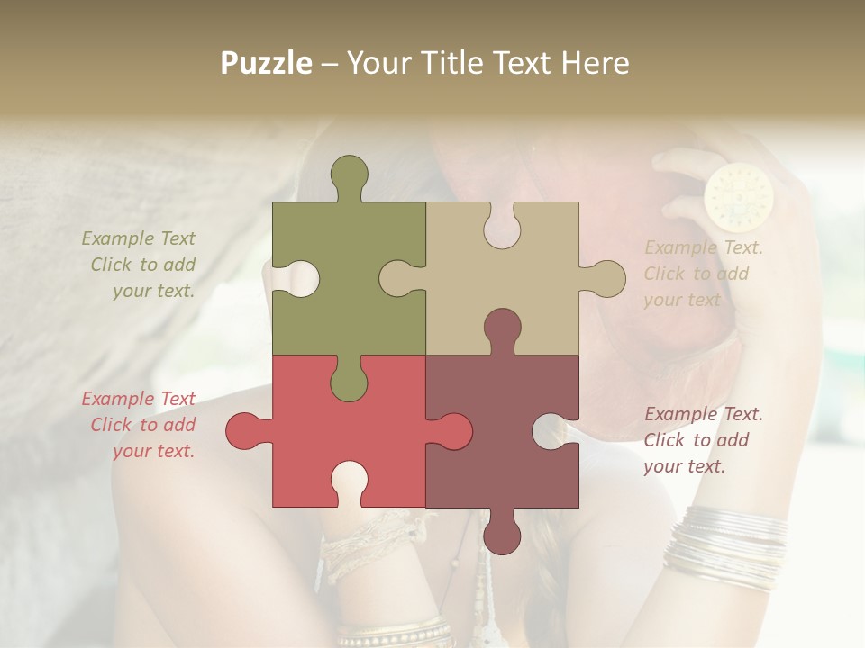 Model Human Smile PowerPoint Template