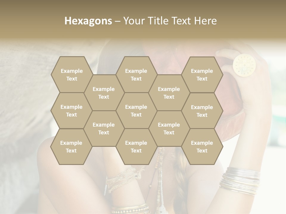 Model Human Smile PowerPoint Template