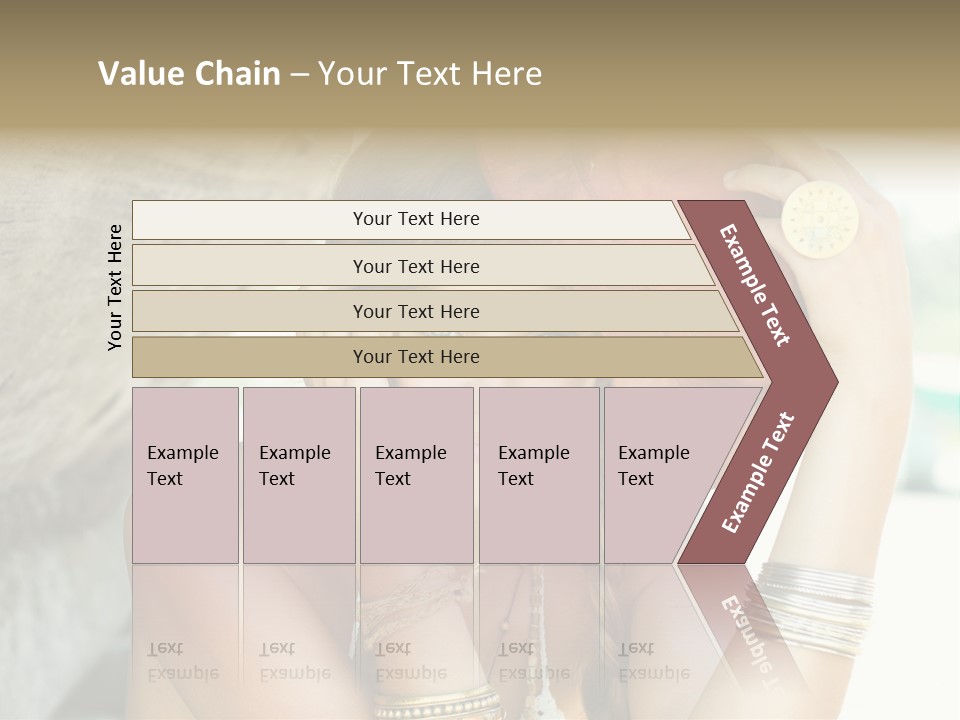 Model Human Smile PowerPoint Template