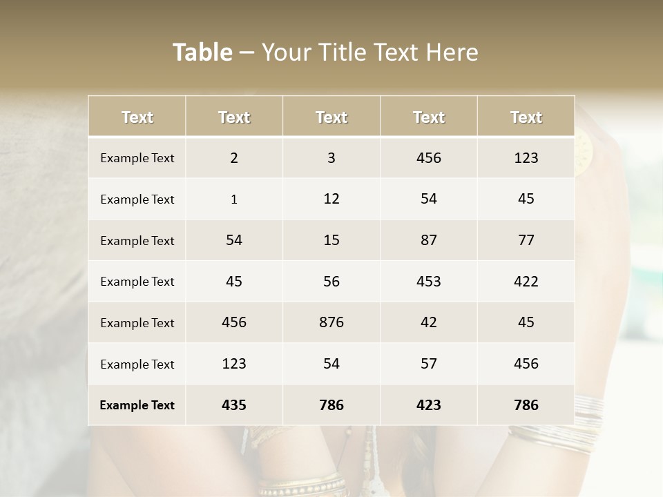 Model Human Smile PowerPoint Template