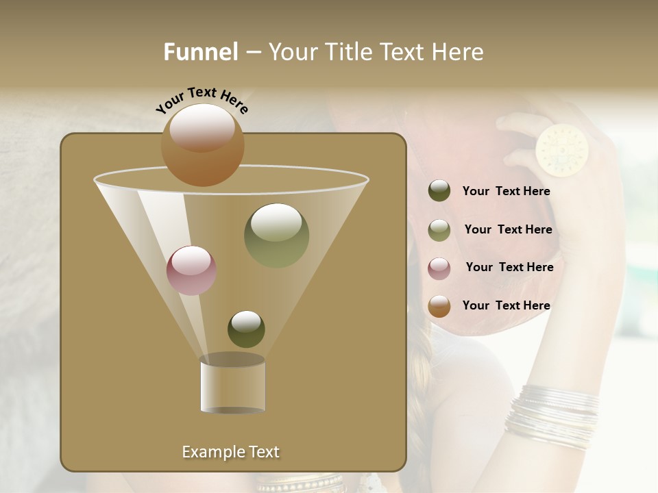 Model Human Smile PowerPoint Template