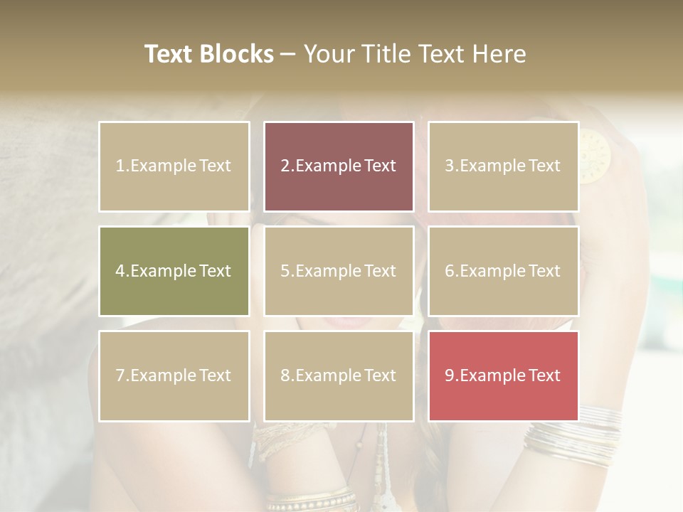 Model Human Smile PowerPoint Template