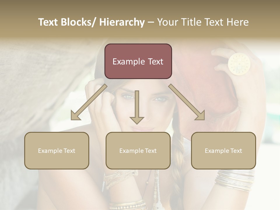 Model Human Smile PowerPoint Template