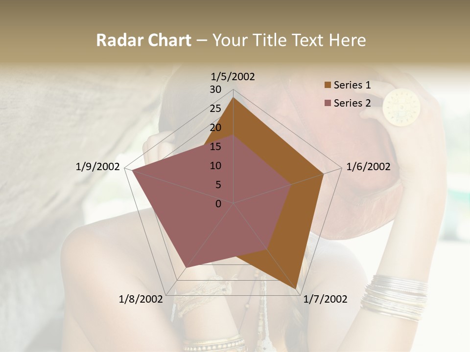 Model Human Smile PowerPoint Template