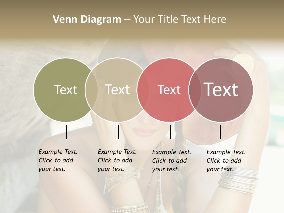 Model Human Smile PowerPoint Template