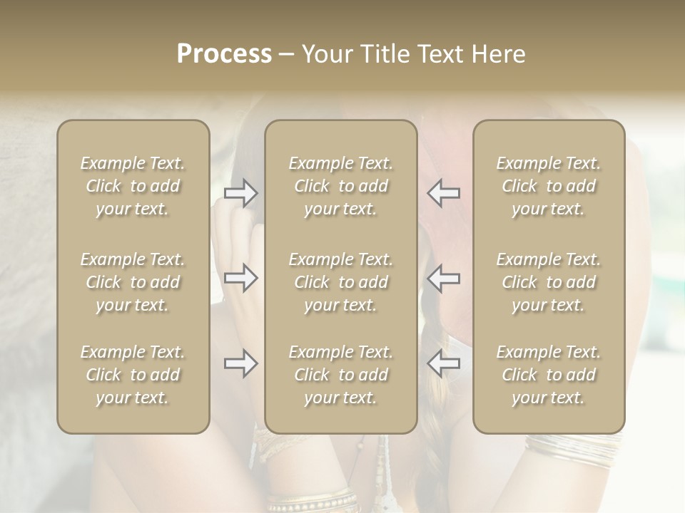 Model Human Smile PowerPoint Template