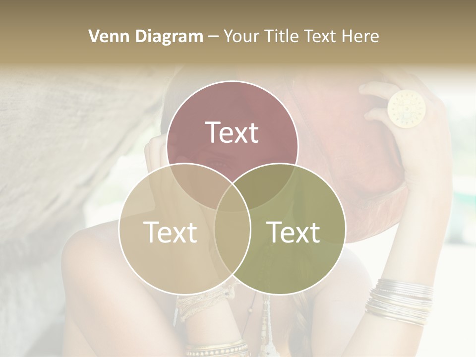 Model Human Smile PowerPoint Template