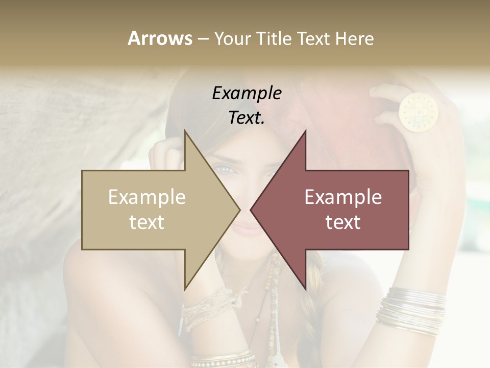 Model Human Smile PowerPoint Template