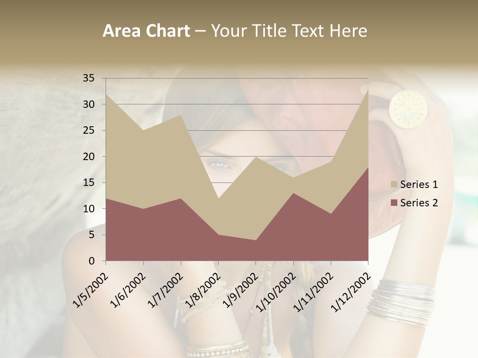 Model Human Smile PowerPoint Template