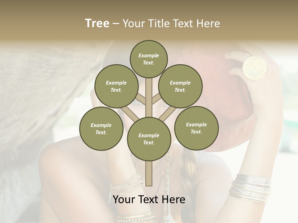 Model Human Smile PowerPoint Template