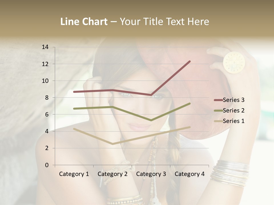 Model Human Smile PowerPoint Template