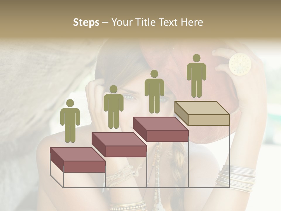 Model Human Smile PowerPoint Template