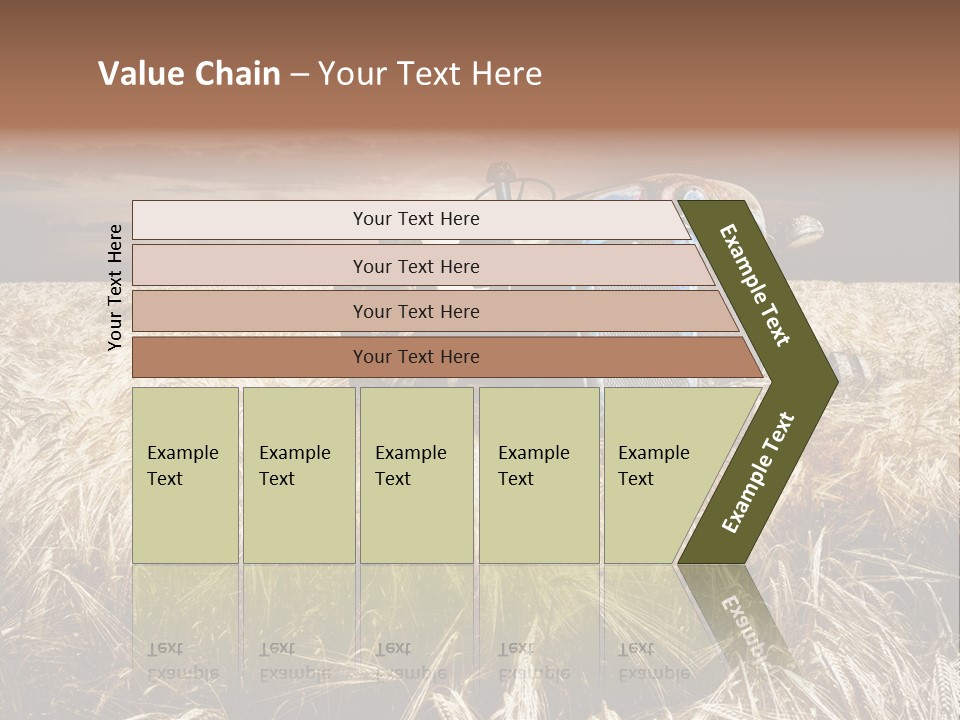 Abandoned Ancient Tractor PowerPoint Template