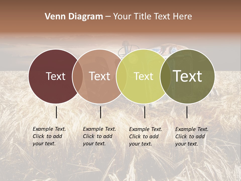 Abandoned Ancient Tractor PowerPoint Template