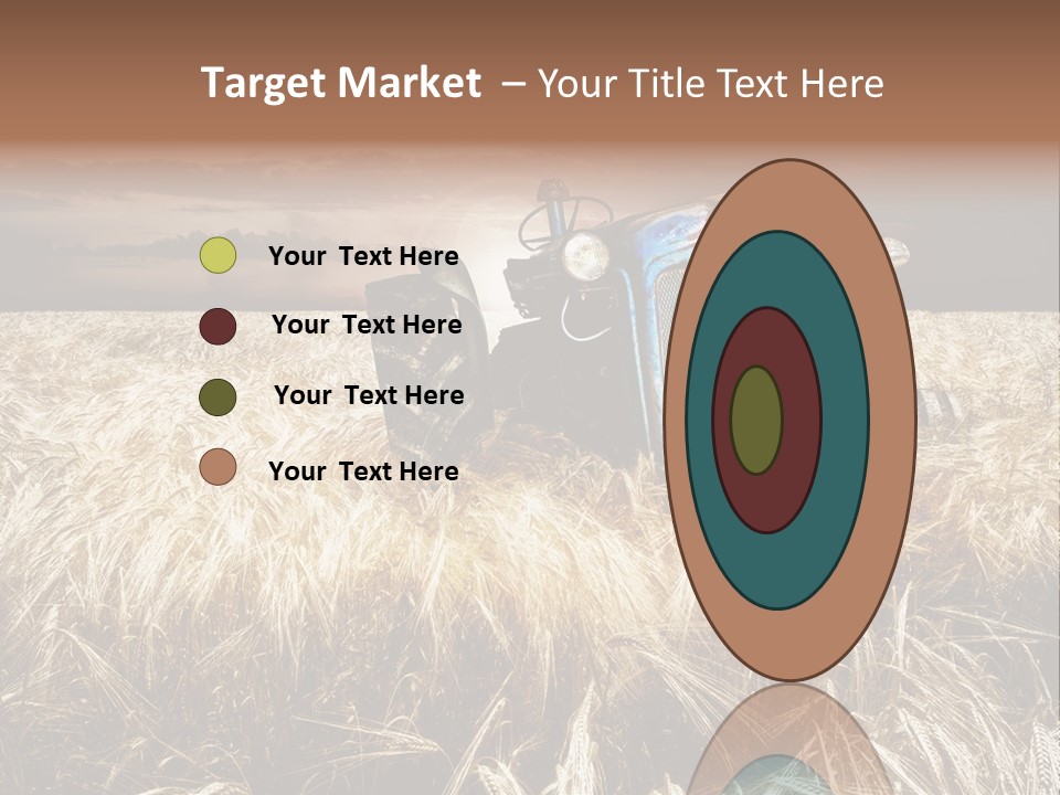 Abandoned Ancient Tractor PowerPoint Template