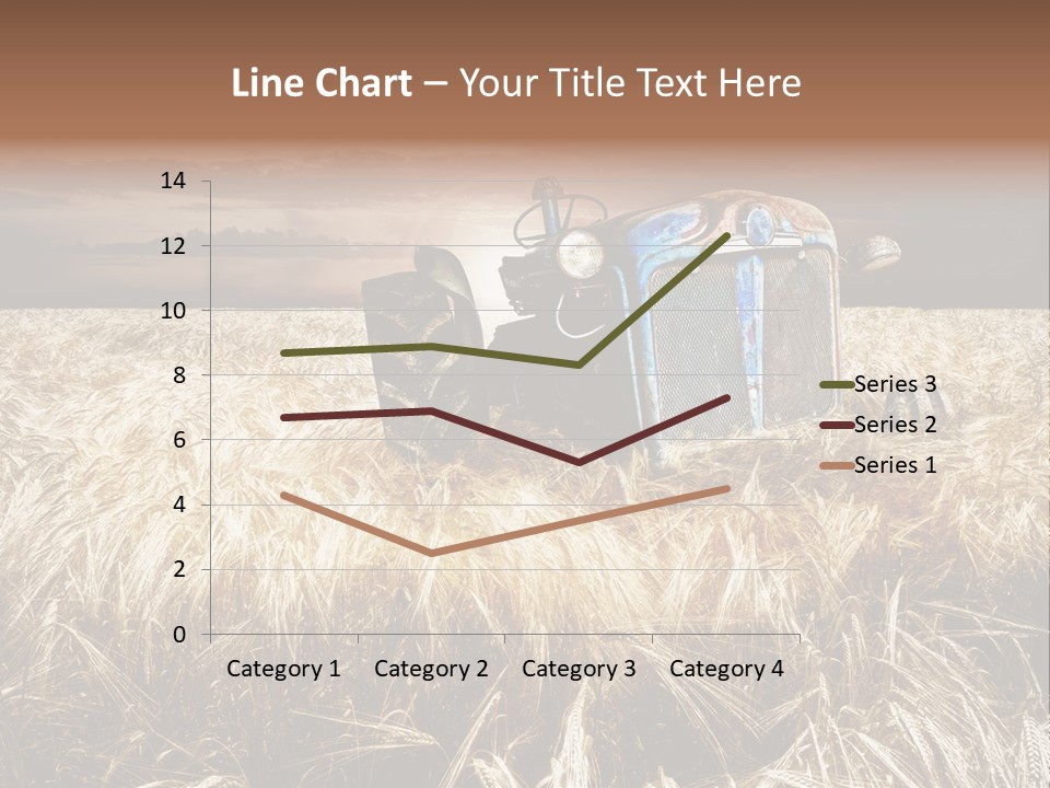 Abandoned Ancient Tractor PowerPoint Template