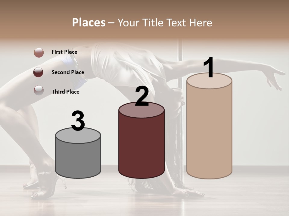 Exercising Babe Pretty PowerPoint Template