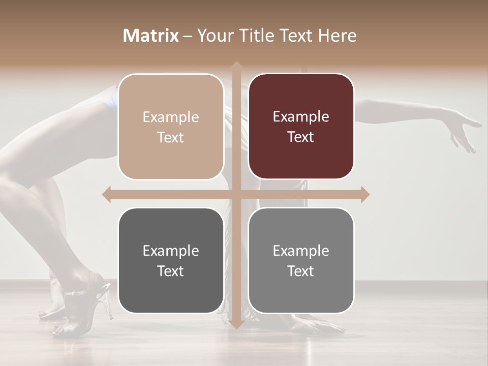 Exercising Babe Pretty PowerPoint Template