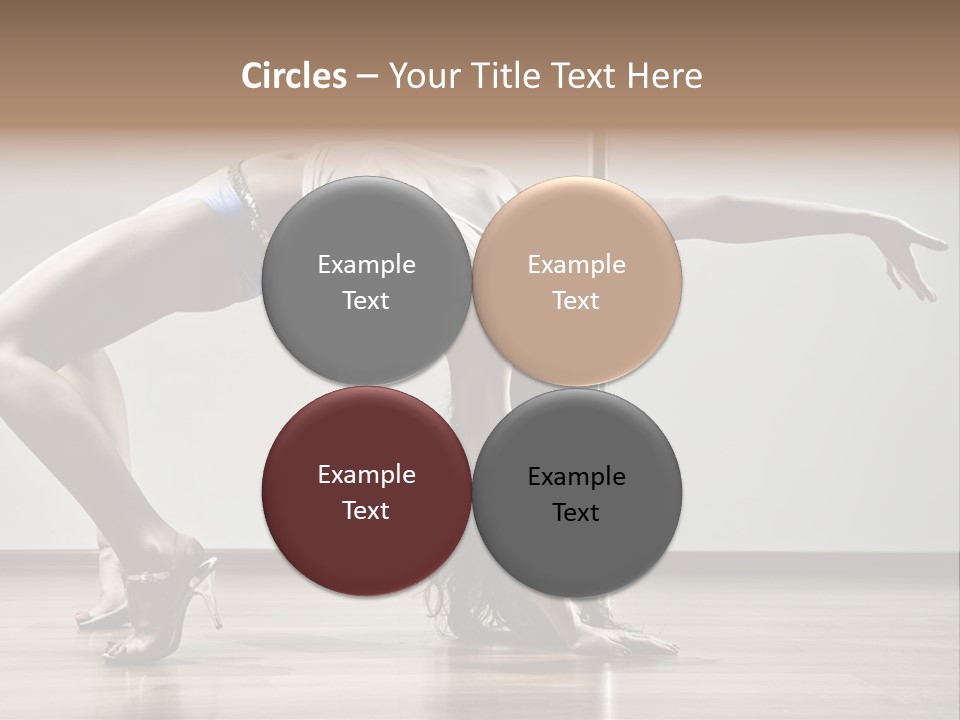 Exercising Babe Pretty PowerPoint Template