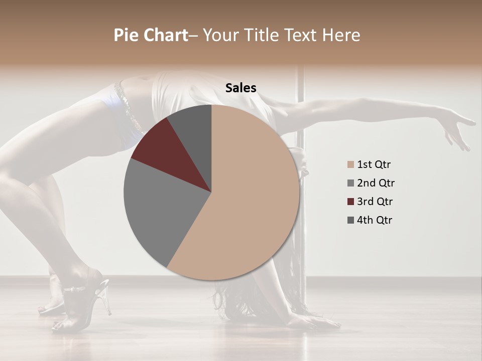 Exercising Babe Pretty PowerPoint Template