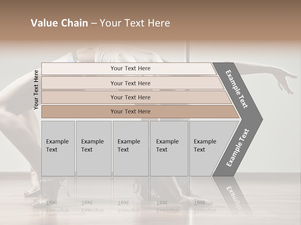 Exercising Babe Pretty PowerPoint Template