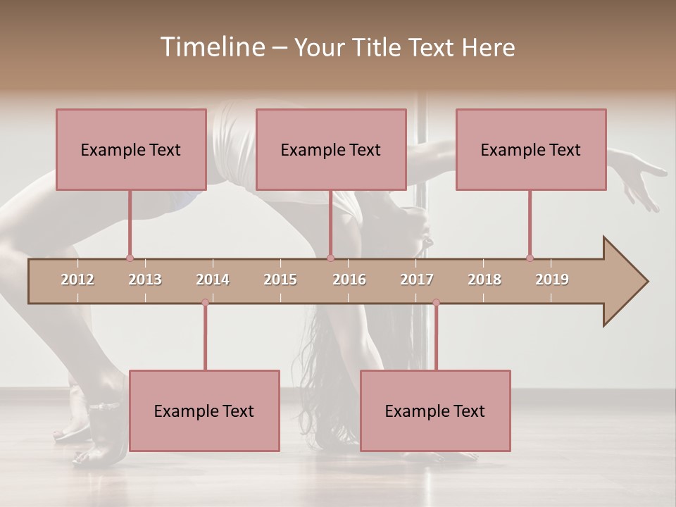 Exercising Babe Pretty PowerPoint Template